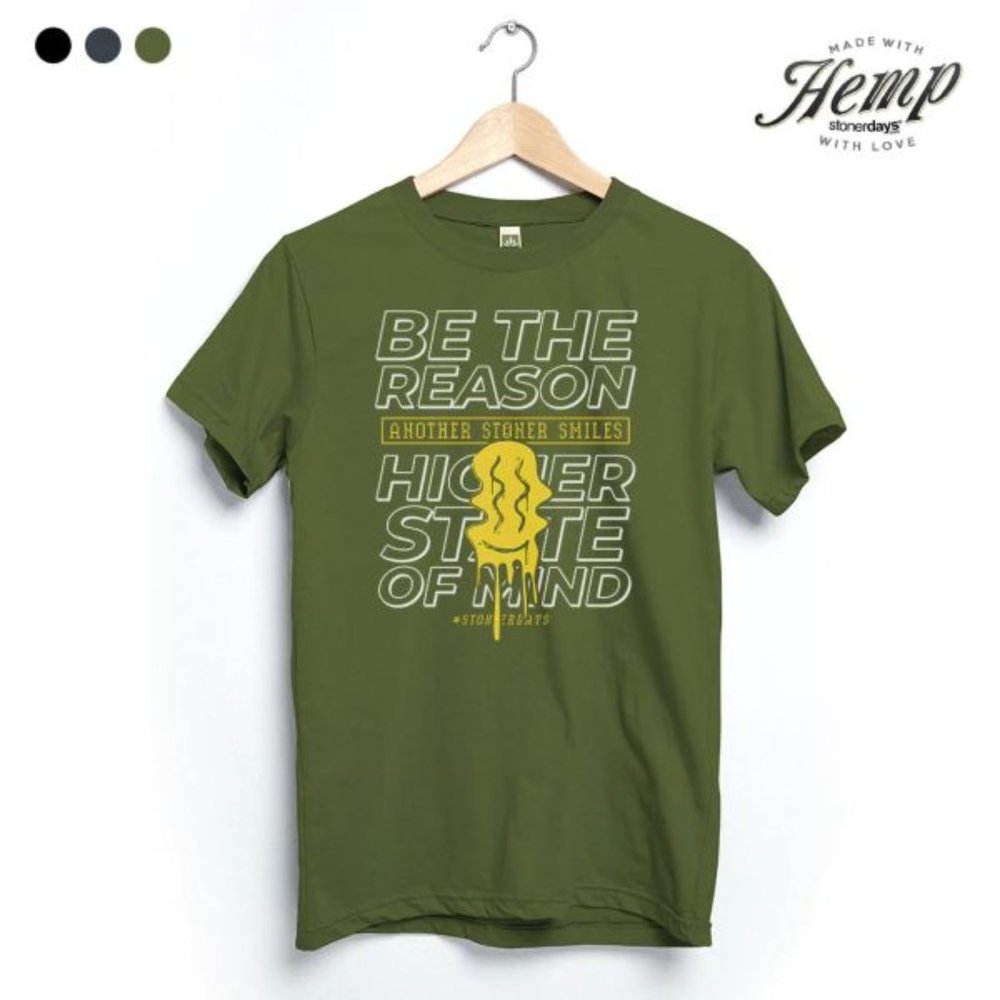 Be the Reason Hemp Tee - Herb Green